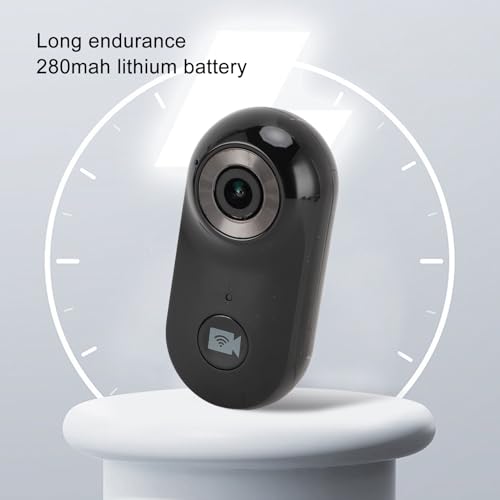 Image of Gugxiom Cat Collar Camera, 1080P HD 2.4G Dog POV Collar Pet Wearable Body Camera with APP, for Pets Cats Dogs (Black)