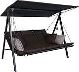 Angerer Lounge Hollywoodschaukel, braun