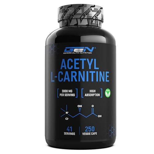 Acetil L-Carnitina 3000, 250 cápsulas, 3000 mg