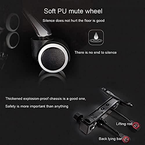 Fauteuil pivotant inclinable YRYRYW pour bureau et télétravail