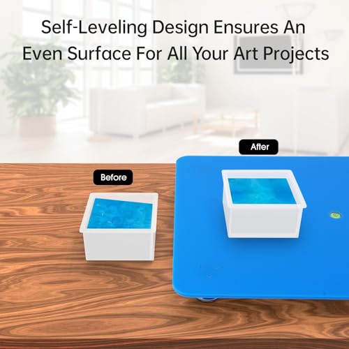 Table de nivellement pour résine époxy avec tapis silicone - 6