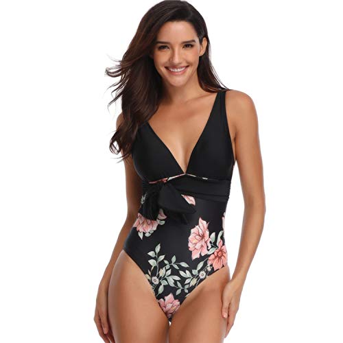 SEDEX Bañadores de Mujer Sexy Ropa Madre e Hija Bikini Braga Alta Natacion Trajes de Baño de 2 Pieza Natacióncon Relleno Elegante Push up Cuello Halter para Mujer