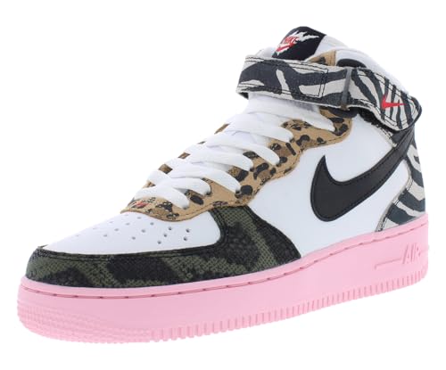 Nike AIR Force 1 '07 MID White/Black-Soft Pink DZ4841 100 Women's Size 7.5