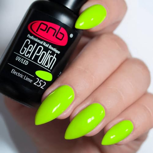 Esmalte gel verde lima eléctrico PNB 8ML miniatura 1