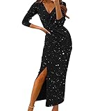 Hanaturu sportliche Damen Kleider,cocktailkleid weiß Knielang,Ballkleider auf rechnung bestellen,brautjungfernkleider pfirsich,Kleid beige Glitzer,schickes cocktailkleid,Damen Kleider pink