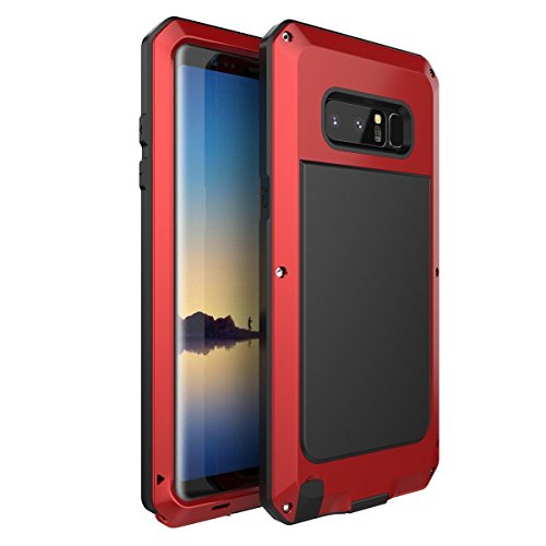 Galaxy Note 8 Case,Bixby Button Water Resistant Shockproof Aluminum Metal Super Anti Shake