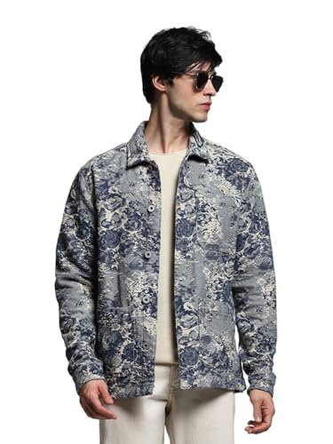 Image of JACK & JONES Men's Cotton Blend Standard Length A-Line Coat