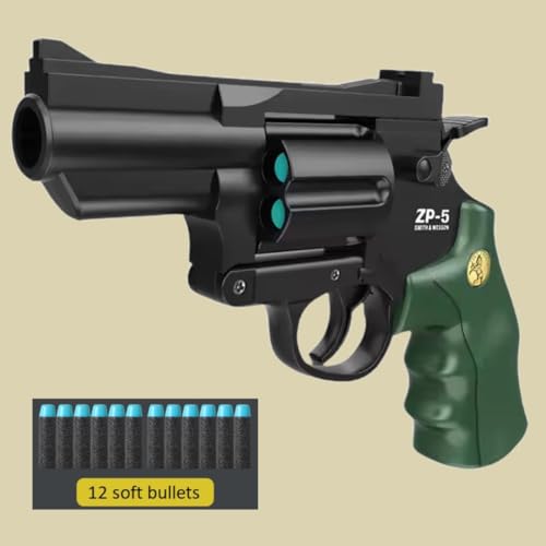 Image of TOYPAPA Revolver Guns Toys for Kids | Gun Pistol Original Toy Guns for Boys Looks Real | Rifle Soft Bullet Gun Original Mechanism