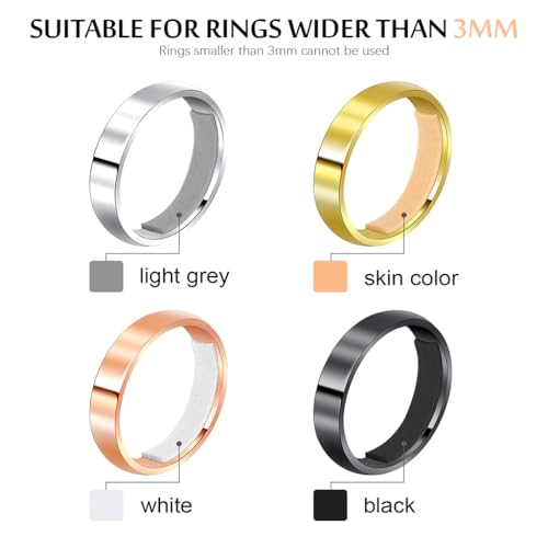 Image of MAYCREATE Ring Size Adjuster 4-Color EVA Rings Adjuster for Loose Rings Multi Size Customized Removable Adhesive Ring Tightener