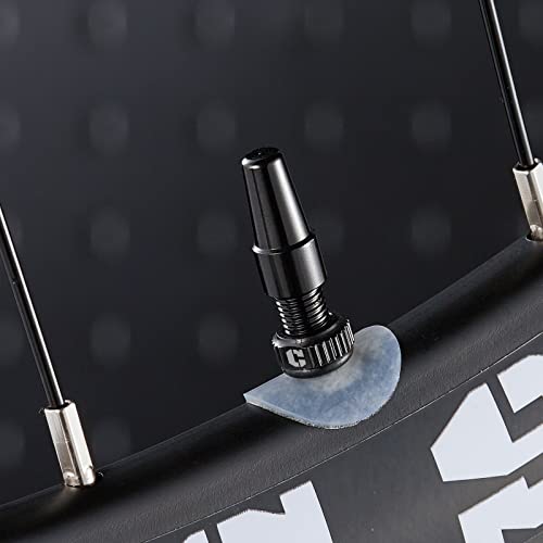 Image of Corki Cycles Tubeless Presta Valve Stem 40 44 55 60 80 100mm with 2PCS Valve Core and 2PCS Remover Tool (Black Red Gold Rainbow)