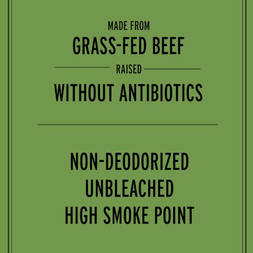 Image of EPIC Beef Tallow, Grass-Fed, Keto Friendly, Whole30, 11oz Jar | Rendered Grass-Fed Beef, High-Heat Stable Cooking Fat, Gluten-Free & Paleo Friendly, Whole30 Approved