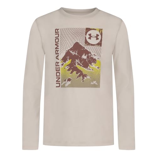 Image of Under Armour Boys' Long Sleeve Graphic T-Shirt, Lightweight & Breathable, Outdoor Collection