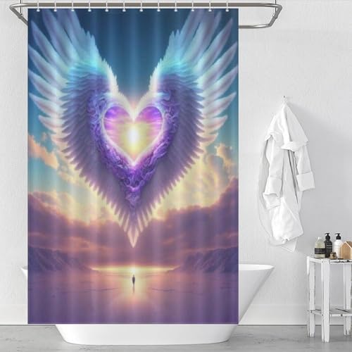 Rideau de douche lavable en polyester pour une baignoire nette - 2