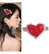 Amazon.com : Xepeelo Heart Hair Clips Valentine's Day Hair Clips