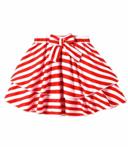 Image of Girls Skirt Set 2 Piece Outfit Toddler Summer Clothes Ruffle Sleeve T-Shirt Bow Knot Tutu Skirt Outfit Set