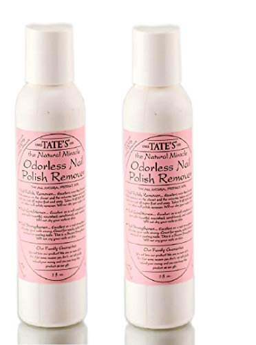 Tate's The Natural Miracle - Odorless Nail Polish Remover 5 oz (Set of 2)