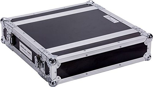DEEJAY LED Lightweight And Durable Fly Drive Case Engineered to Hold 2u Effect Units In 14-Inch Standard Depth with Removable Front and Rear Covers Side Rubber Feet Bolts and Recessed T-Nuts DEEJAY LED TBH2UED