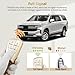 PIFOOG Key Fob Cover for Chevy Chevrolet GMC Yukon Tahoe Suburban 1500 2021-2023 Accessories 6 Buttons Car Key Case Shell Keychain Bling Protector Girly Women White Gold TPU