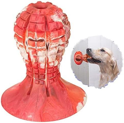 Dog Toys for Aggressive Chewers, Dog Chew Toy with Suction Cup Dog Lick Pad for Anxiety Relief, Durable Tires Dog Toy for Playing, Training