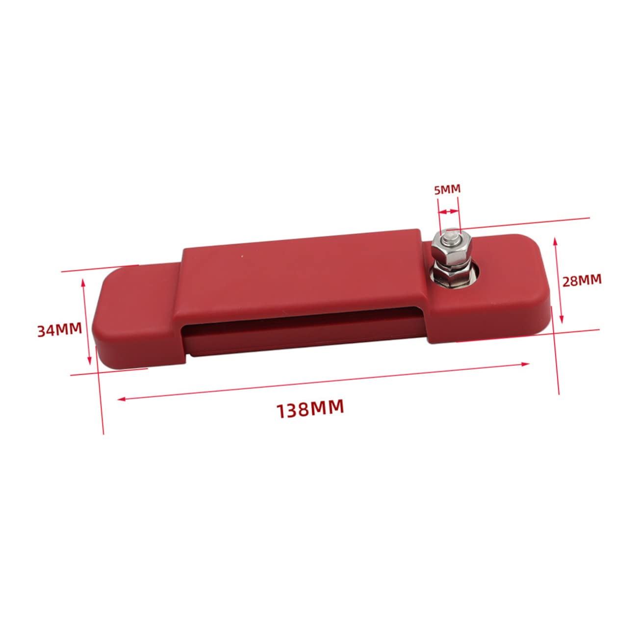 Mikinona Busbar 12 Vie 48v 150a Morsettiera Blocco Di Distribuzione Energia Per Auto, Yacht e Camion Uso Industriale e Cablaggio Marino Morsetti Antiossidanti e Connessioni Rapide