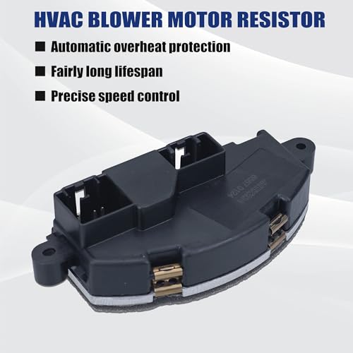 Image of AITKEN Front Heater Blower Motor Resistor for Dodge Challenger Charger Durango 2014-2023 Chrysler 300 Jeep Grand Cherokee 2014-2021 Replace #68224171AA
