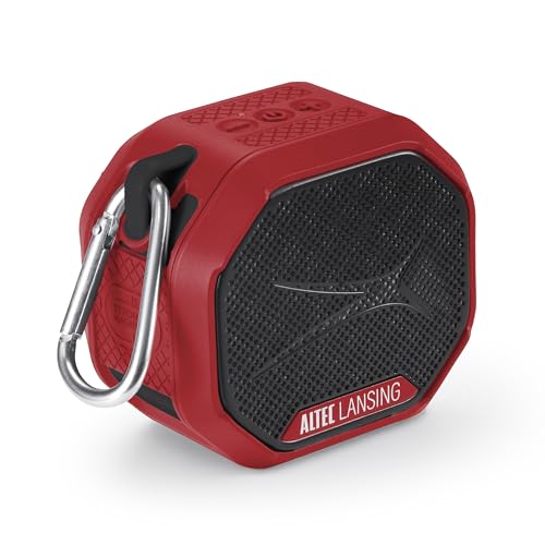 Image of Altec Lansing HYDRATREK Magnetic Bluetooth Speaker, Waterproof IP67, 5W RMS Output, True Wireless Pairing, USB-C Quick Charge, 3.7V 400mAh Battery, Voice Assistant, Perfect for Any Adventure