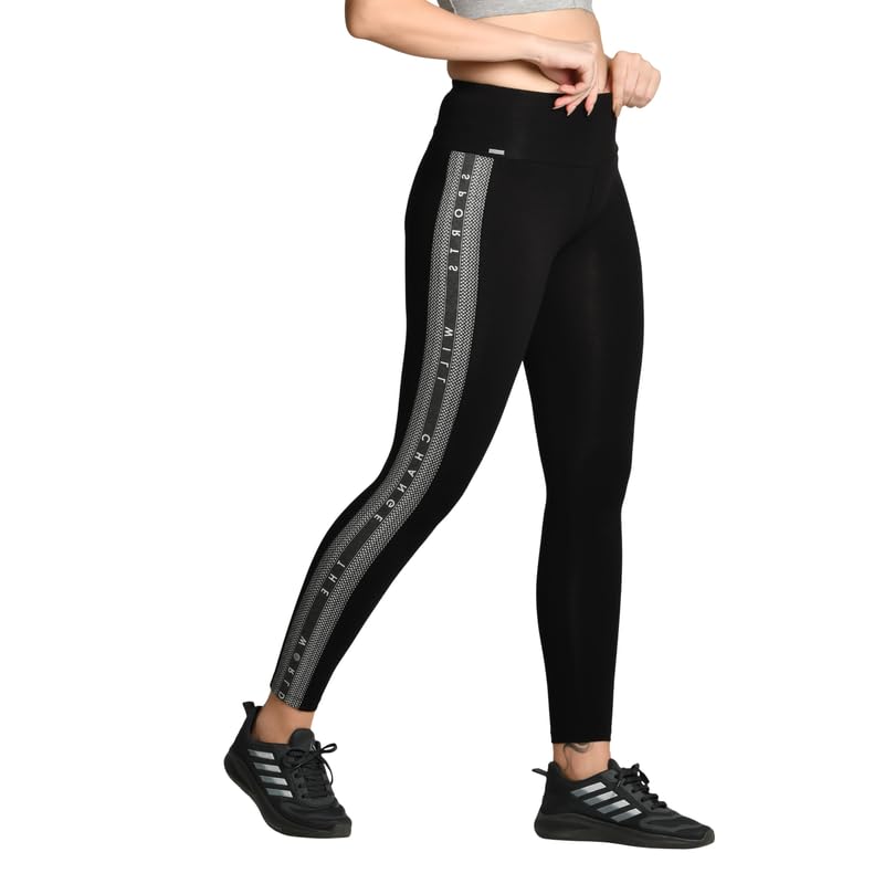 Image of Women's HIGH-Rise Workout Pants with Slim FIT & Four-Way Stretch
