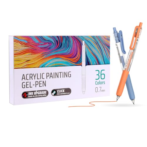 Sonlaryin 36 Farben Acrylstifte Gelstifte mit 0.7MM