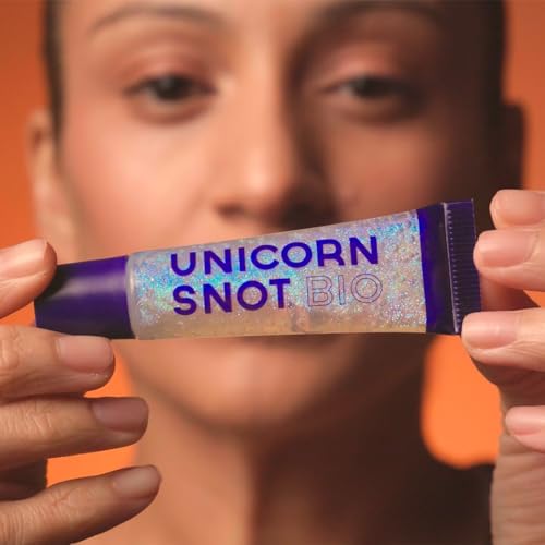 Image of UNICORN SNOT Plant-Based Glitter Lip Gloss | Sparkly & Shimmer Lips for Christmas Glitter Makeup | Vegan & Cruelty Free 0.37 fl oz (BIO Galaxy)