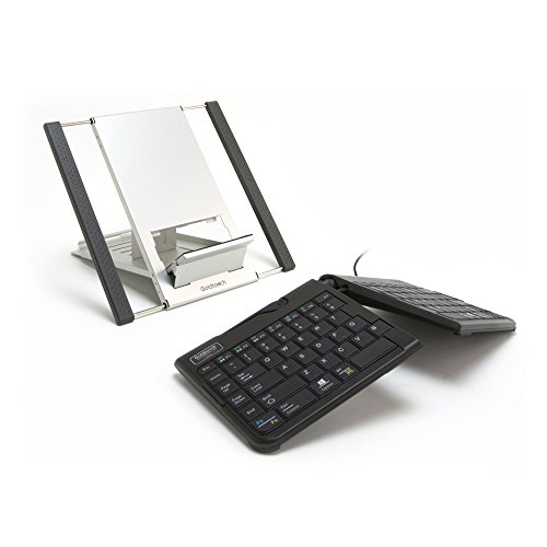Goldtouch Gtls-0099W Go!2 Bluetooth Wireless Mobile Keyboard And Laptop Stand Bundle #TOP1