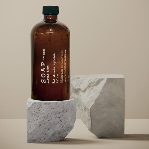 Gel douche mandarine rouge vanille : soin corps hydratant parfum gourmand