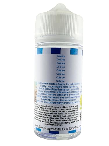 Cola Ice arôme concentré Sasami 100 ml pour e-liquide DIY