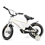 Kinderfahrrad 14 Zoll MäDchen/Jungen, Mountainbike Kinder,Mountainbikes für Kinder von 3-6 Jahren, mit Abnehmbare Stützräder Laufräder