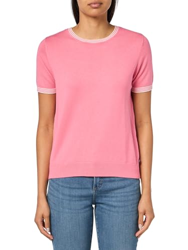 Image of Nautica Women's Crew Neck Solid Short Sleeve Sweater