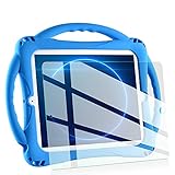 iPad 2 Case for Kids,TopEsct Shockproof Silicone Handle Stand Case Cover&(Tempered Glass Screen Protector) for Apple iPad 2nd Generation,iPad 3rd Generation,iPad 4th Generation (Blue)