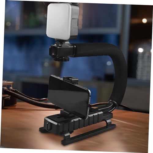 Image of TEHAUX Professional Camera Stabilizer with Grip Handle Durable Gimbal for DSLR Camcorder Video Recording Shaped Design for Enhanced Stability Portable Filming Equipment