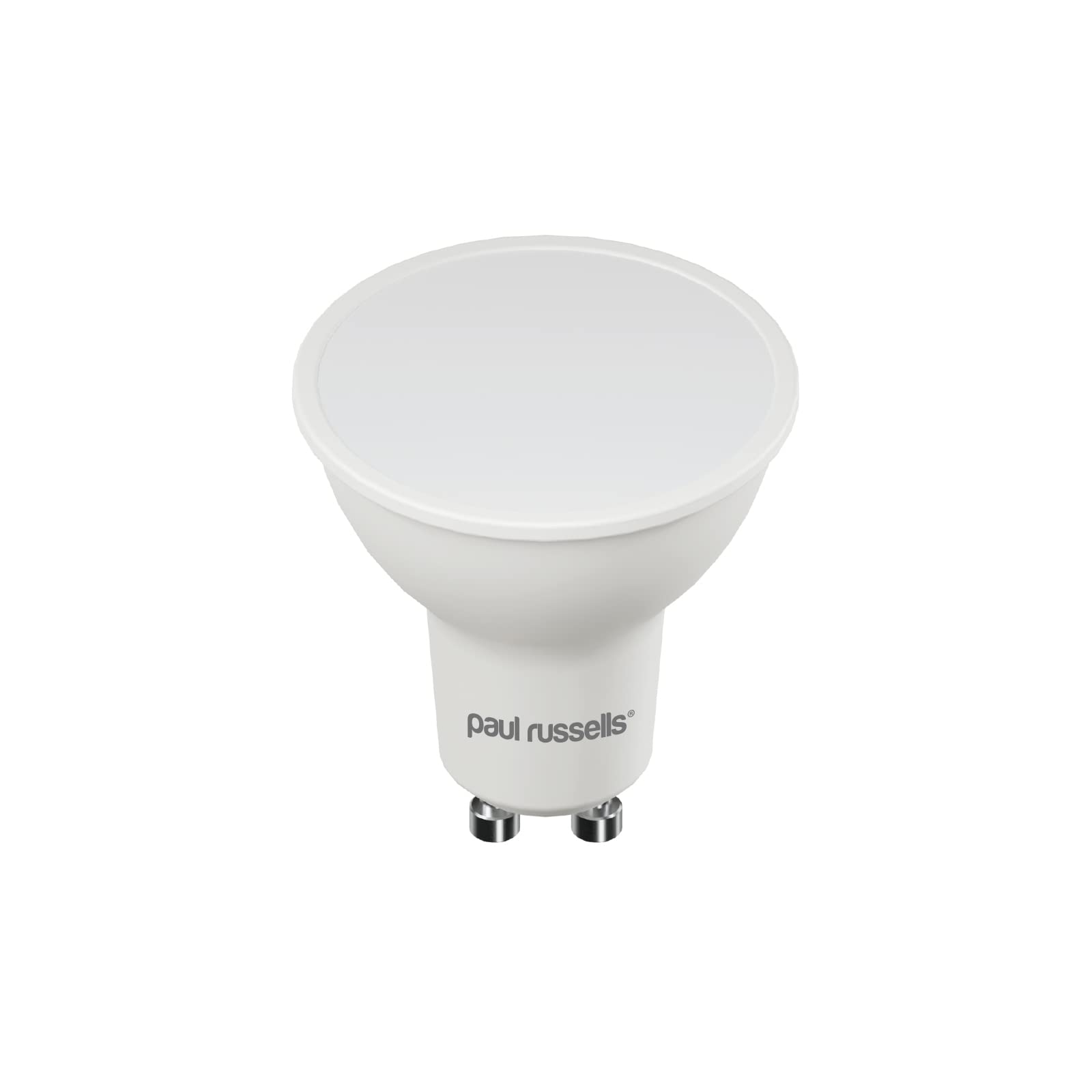 paul russells GU10 LED Bulbs, 7W 600lumens, 50Watt Equivalent, GU10 Spotlight Bulbs Replacement, 100° Wide Beam, Natural Cool White 4000K, No Flickering, Energy Saving Non-Dimmable, Pack of 1