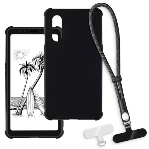 OAGELIM 2-in-1�ی�P�[�X�ƃ��X�g�X�g���b�v Bigme HiBreak Pro �Ƃ̌݊������� ���O���\�ȃ��j���[�h�t���d�b�J�o�[�A����~�ߕ����h�~�O���b�v�n���h�� (�u���b�N + �u���b�N)