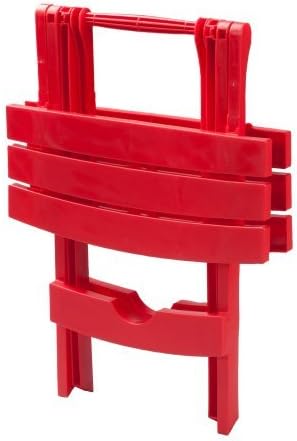 Adams Manufacturing Quik-Fold Side Table Cherry Red, Pack of 1