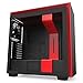 NZXT H710 - CA-H710B-BR - ATX Mid Tower PC Gaming Case - Front I/O USB Type-C Port - Quick-Release Tempered Glass Side Panel - Cable Management System - Water-Cooling Ready - Black/Red