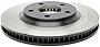 ACDelco Gold 18A813 Black Hat Front Disc Brake Rotor
