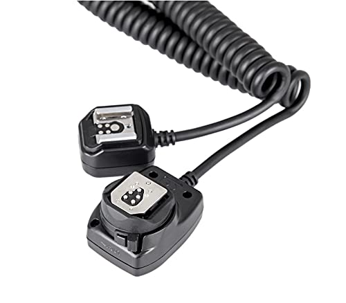 câble Flash TTL Cordon déporté spiralé Extension Griffe Synchro déclencheur Accessoire Photo Externe lumière trépied Reflex