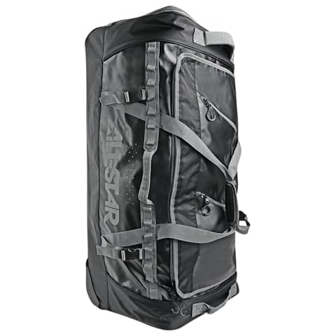All-Star S7 Elite Catcher's Roller Bag w/Heavy duty wheels, 36" H x 16" W x 14" D Cover