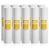 Max Water 5 Micron 20 x 4.5 Whole House Sediment Filter Well Water Filter Replacement Cartridge Compatible with DGD-5005-20, FP25B, AP810-6, P5-20, 10-Pack