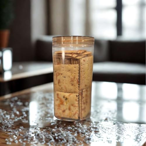 Image of Madison & Pike Sourdough Parmesan Chilli Crackers 180 gm | Bold, Cheesy & Spicy with Every Crunch | Probiotic Crackers (1)