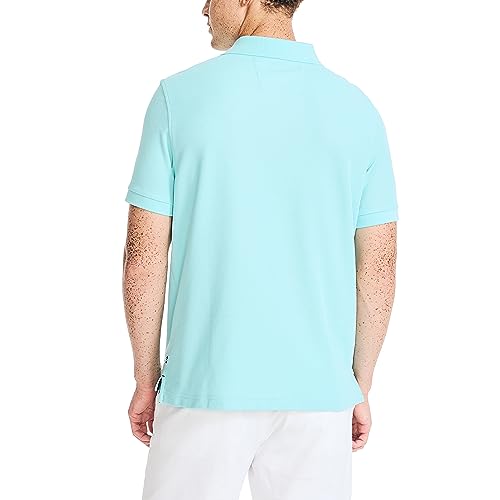 Nautica Sustainably Crafted Deck Polo, Angel Blue, XL - image 2
