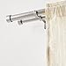 Umbra 244677-411-REM Cappa 1-1/4” Front and ¾” Back Windows-72 to 144” Double Drapery Rod, 72 to 144-Inches, Nickel