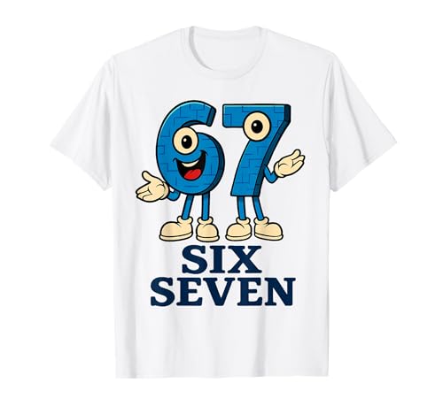 67 Six Seven 6-7 - Gen Alpha Italiano Brainrot Gaming Meme Maglietta