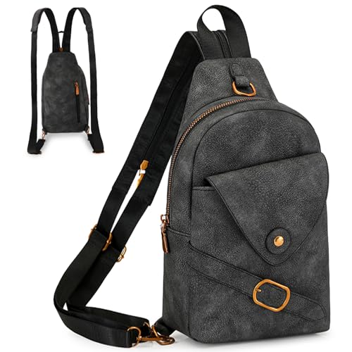 Bolso cruzado de cuero PU elegante y duradero para uso multifuncional