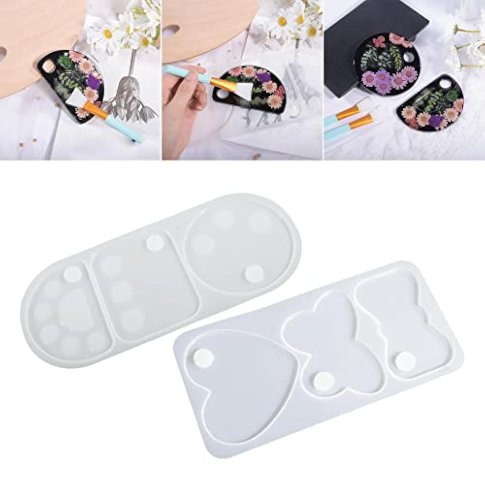 Makeup Palette Epoxy Resin Silicone Casting for Cosmetic Tray